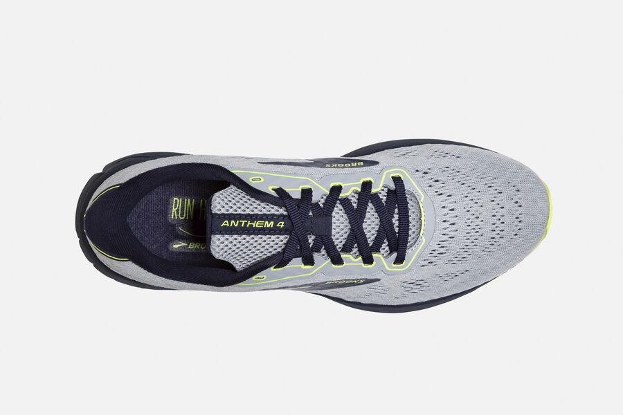 Anthem 3 Road Brooks Running Shoes NZ Mens - Grey - AFRWDZ-049